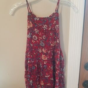 Floral print tank top